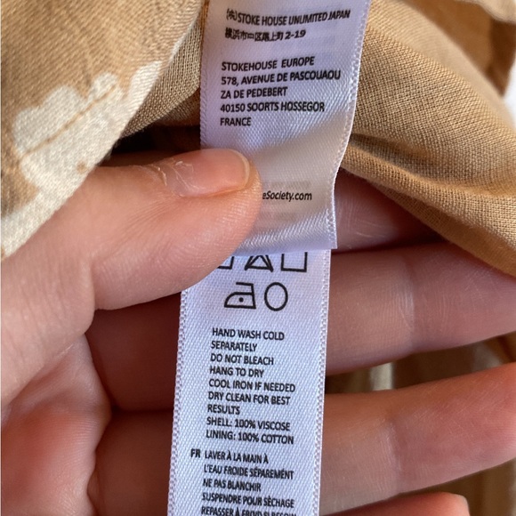 4/15$ Lulus Amuse Society Beige Floral Mini Skirt - Picture 12 of 12